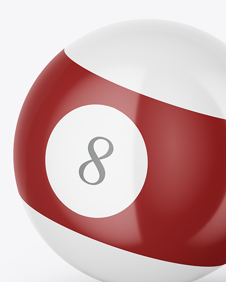 Billiard Balls Mockup PSD #1