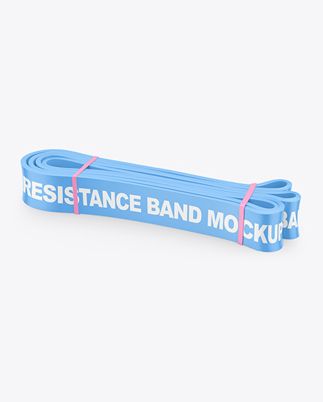 Matte Resistance Band Mockup