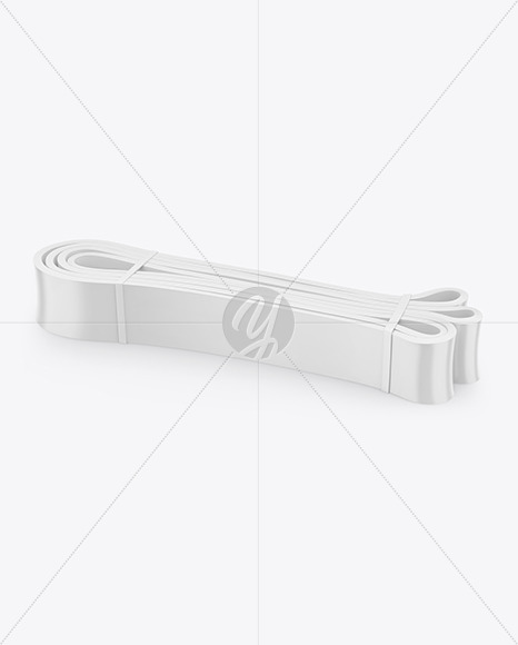 Glossy Resistance Band Mockup PSD #3