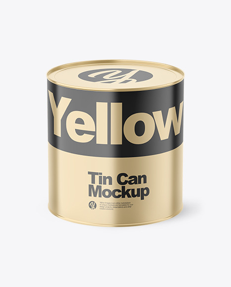 Tin Can Mockup