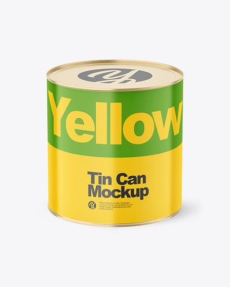 Tin Can Mockup