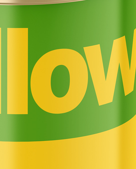 Tin Can Mockup PSD #1