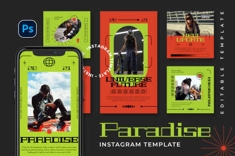 Paradise Instagram Template