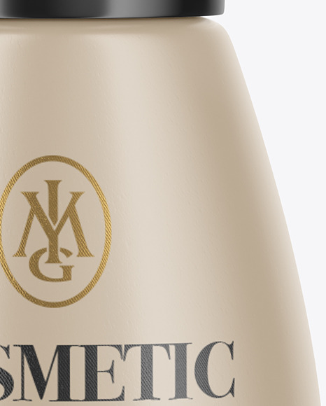 Ceramic Cosmetic Bottle Mockup PSD #5