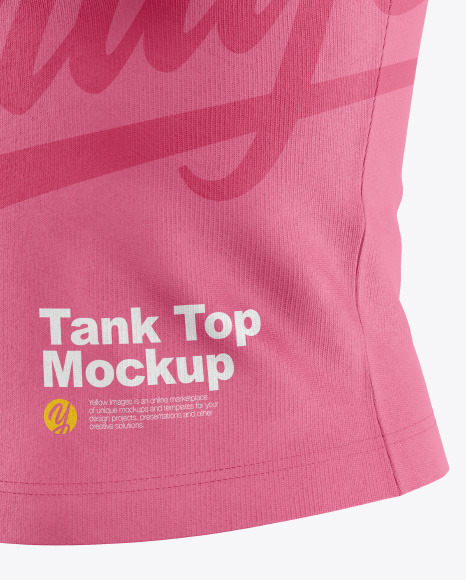 Women s Tank Top Mockup  Half Side View PSD #1