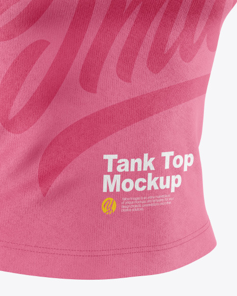 Women s Tank Top Mockup  Half Side View PSD #1
