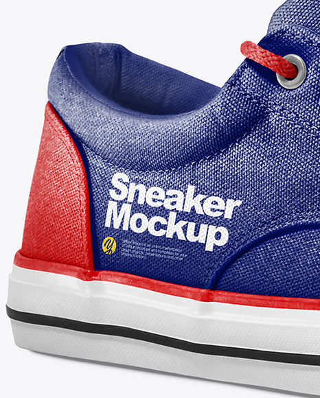 Sneaker Mockup   Half Side View PSD #3