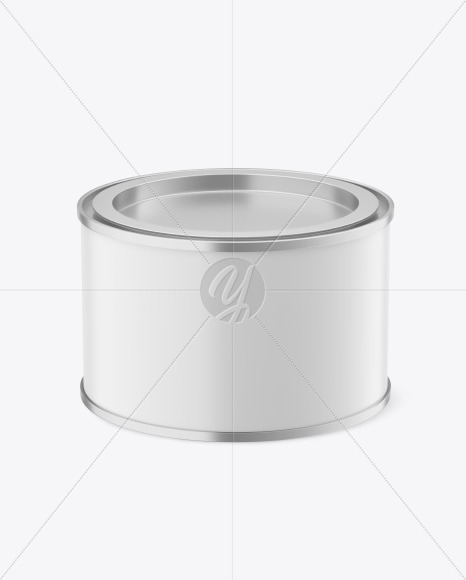 Matte Tin Can Mockup PSD #3