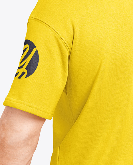 Man in a T Shirt Mockup PSD #6