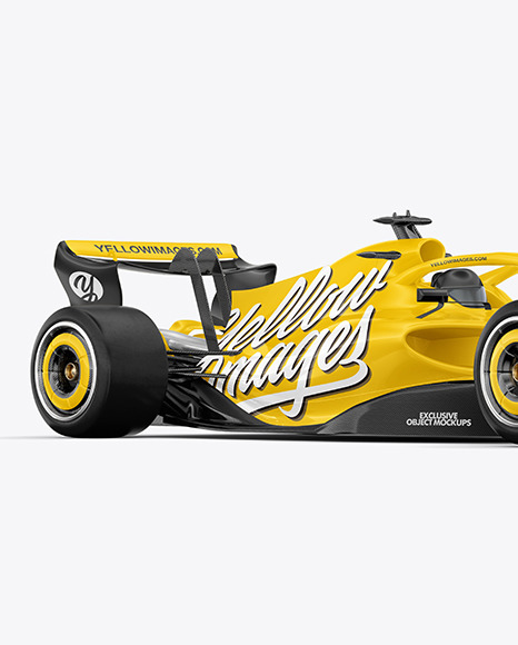 Formula 1 2022 Mockup   Half Side View PSD #2