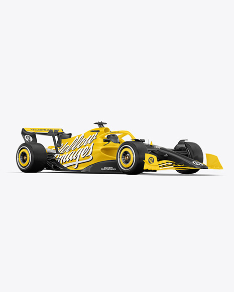 Formula 1 2022 Mockup   Half Side View PSD #7