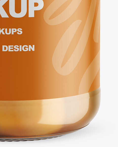 Vegetarian Sausages Jar Mockup PSD #1