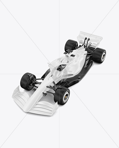 Formula 1 2022 Mockup   Half Side View (High Angle Shot) PSD #3