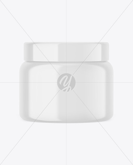 Plastic Cream Jar Mockup PSD #1