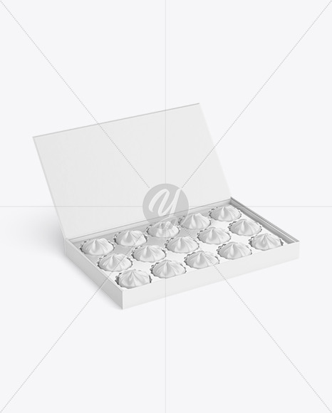 Box of Chocolate Sweets Mockup - Free Download Images High Quality PNG, JPG