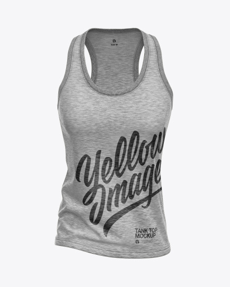 Melange Women&#039;s Tank Top Mockup