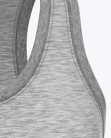 Melange Women s Tank Top Mockup PSD #6