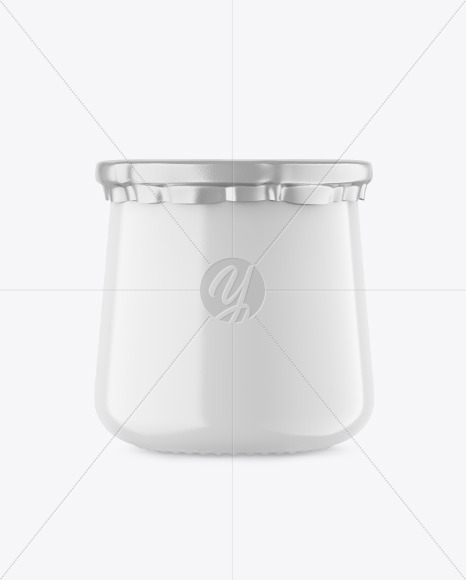 Glossy Jar Mockup PSD #3