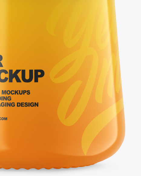 Glossy Jar Mockup PSD #1