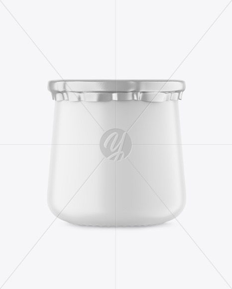 Matte Jar Mockup PSD #3