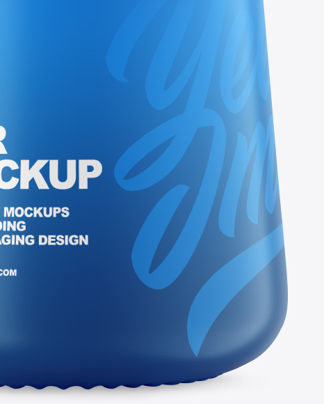 Matte Jar Mockup PSD #1