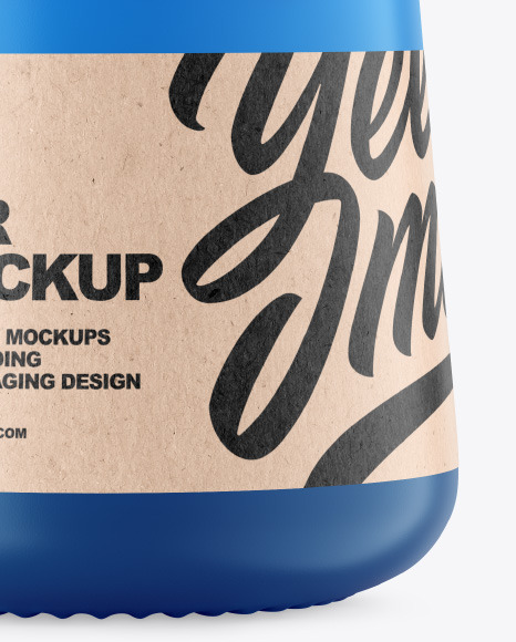 Matte Jar Mockup PSD #6