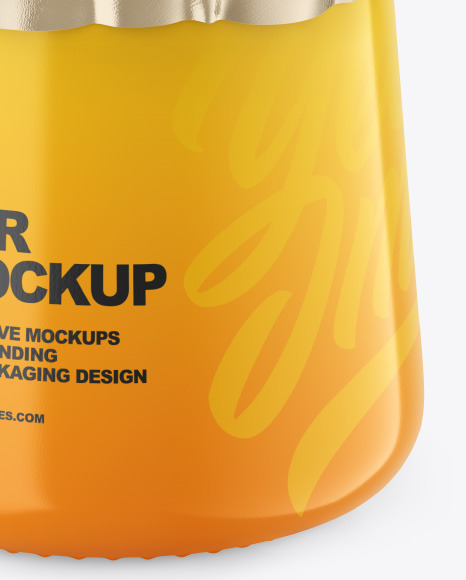 Glossy Jar Mockup PSD #1