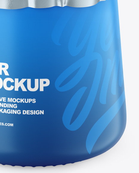 Matte Jar Mockup PSD #1