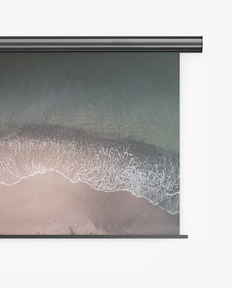 Metallic Projector Screen Mockup PSD #4