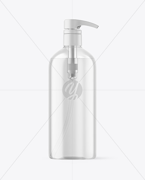 New Free Mockups – Clear Plastic Bottle with Pump Mockup – Download Now