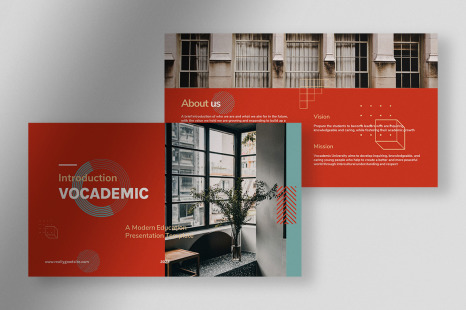 Vocademic - Volcanic Ash Modern Education Presentation