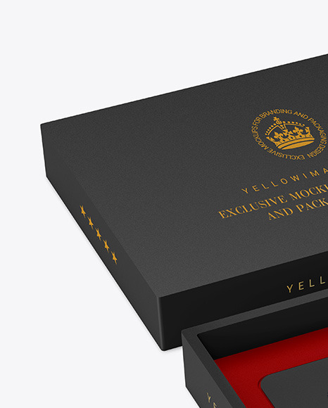 Gift Card in a Box Mockup PSD #7