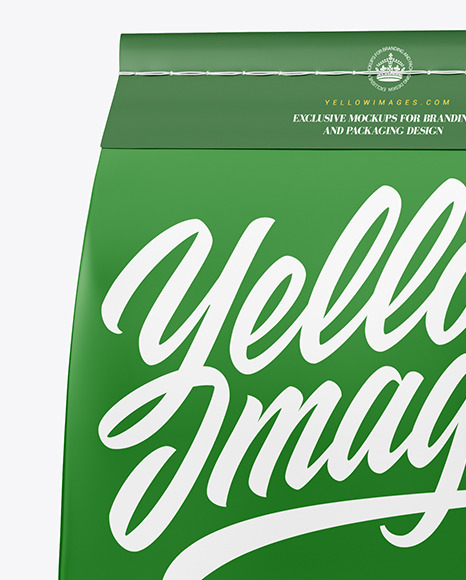Glossy Food Bag Mockup PSD #1