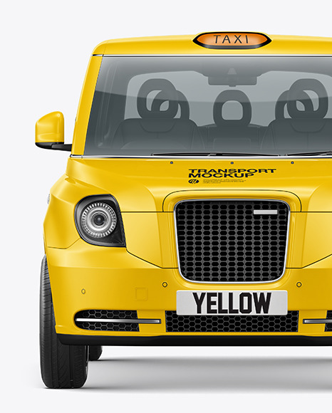 Electric Cab Mockup - Front View