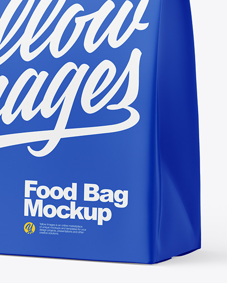 Matte Food Bag Mockup PSD #2