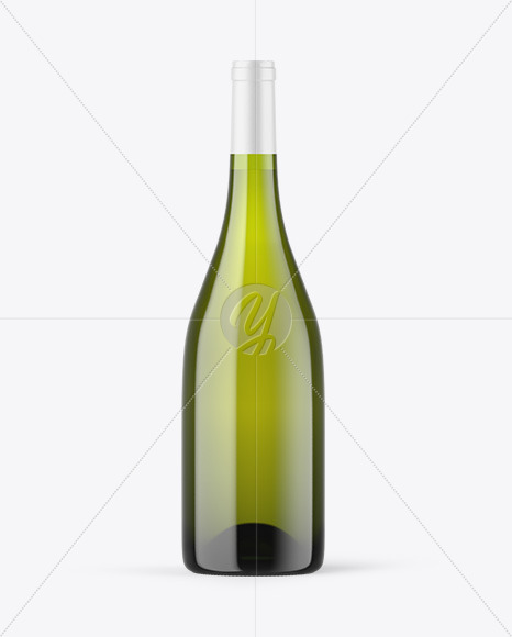 Green Glass White Wine Bottle Mockup alcohol 94000