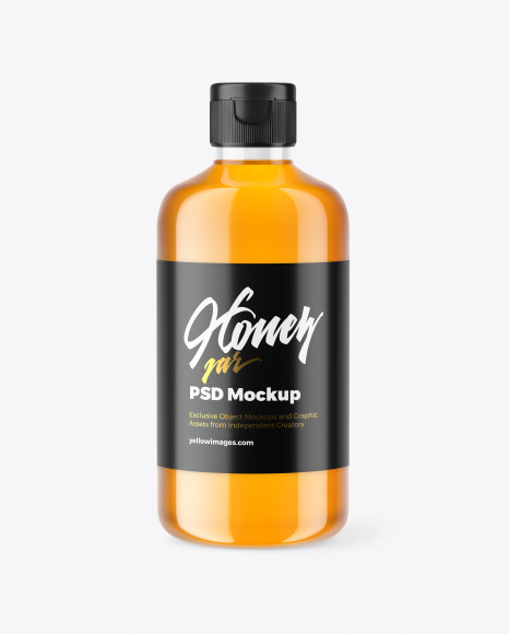 Honey Bottle Mockup