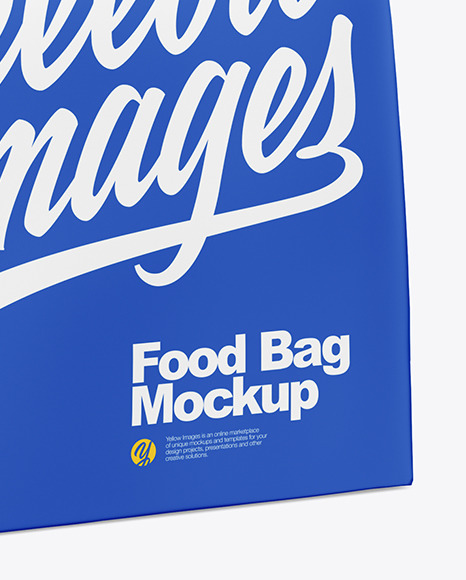 Matte Food Bag Mockup PSD #1