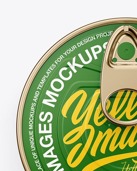 Tin Can Mockup PSD #1