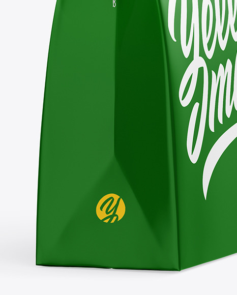 Glossy Food Bag Mockup PSD #1