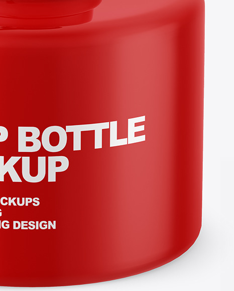 Matte Soap Bottle with Pump Mockup PSD #1