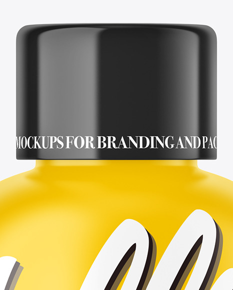 Matte Plastic Bottle Mockup PSD #2