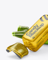 Candies in Metallic Wrapping Mockup