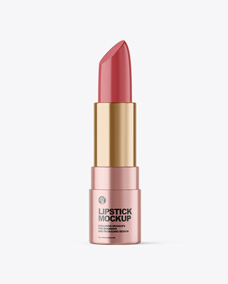 Metallic Lipstick Tube Mockup Metallic Lipstick Tube Mockup