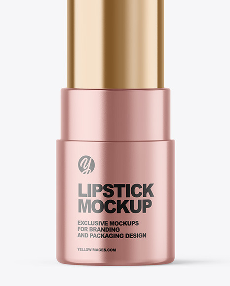 Metallic Lipstick Tube Mockup Metallic Lipstick Tube Mockup