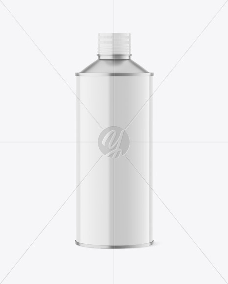 Glossy Bottle Mockup PSD #3