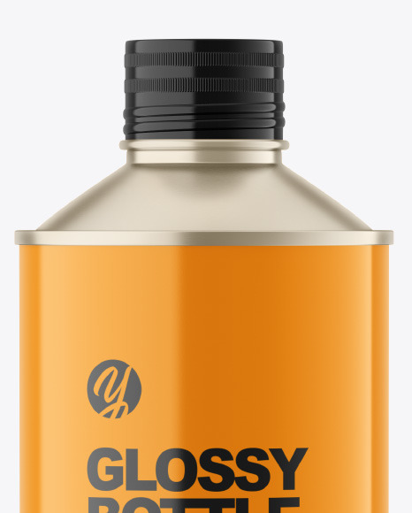 Glossy Bottle Mockup PSD #2