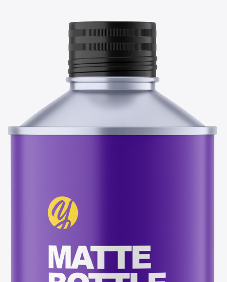 Matte Bottle Mockup PSD #2