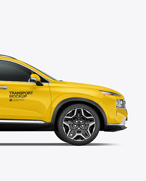 Compact SUV Mockup - Side View