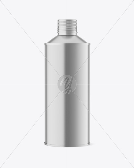 Metallic Bottle Mockup PSD #3